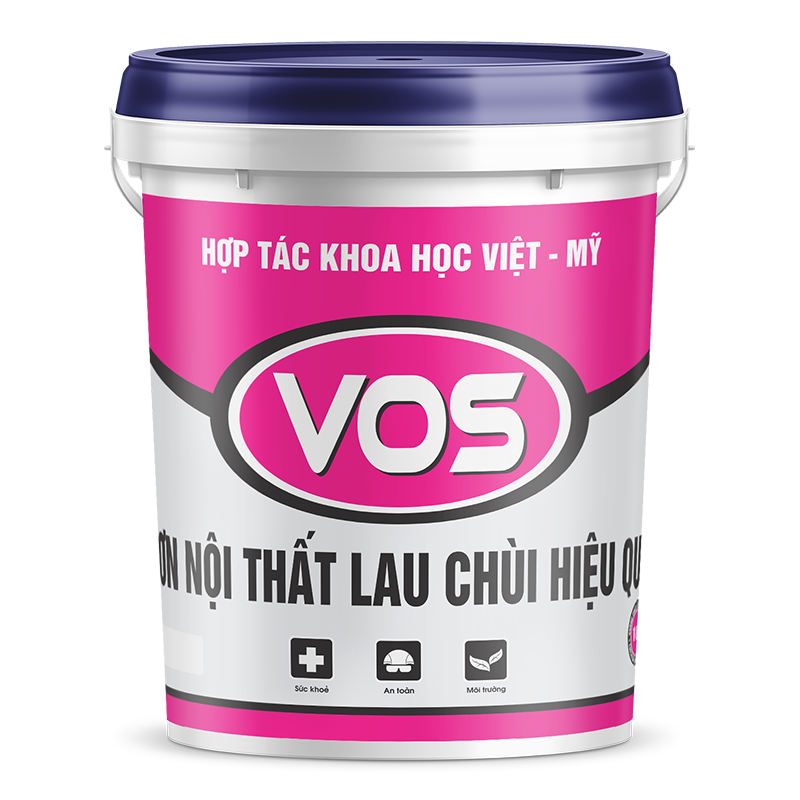 Sơn nội thất lau chùi hiệu quả VOS